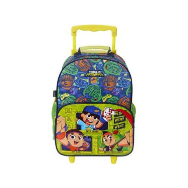 Imagem de Mochila de Rodas Escolar Família Arqueira Original 60718 - Dermiwil