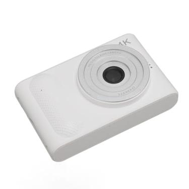 Imagem de Câmera Digital 4K 48MP HD 16X Zoom Digital Autofoco Compacta Portátil Micro Câmera SLR para Fotografia de Viagens Vlogging (Branco)