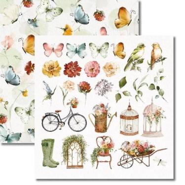 Imagem de Papel para Scrapbook Débora Caixeta Arte Fácil Garden 11 - SC-837