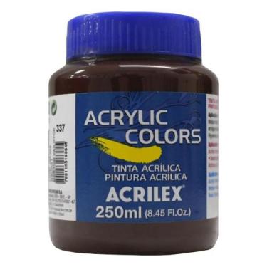 Imagem de Tinta Acrylic Colors 250ml G1 337-marrom V. Acrilex, 337 - MARROM VAN 