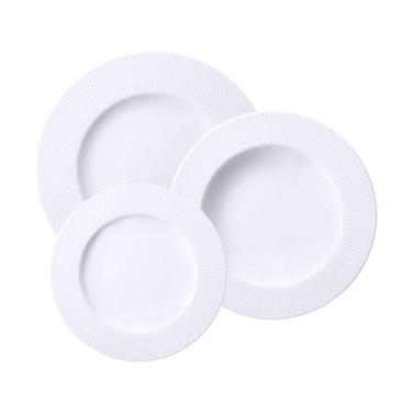 Imagem de Jogo De Pratos Tramontina Mesh 12 Peças Em Porcelana Decorada Decorado 96589027