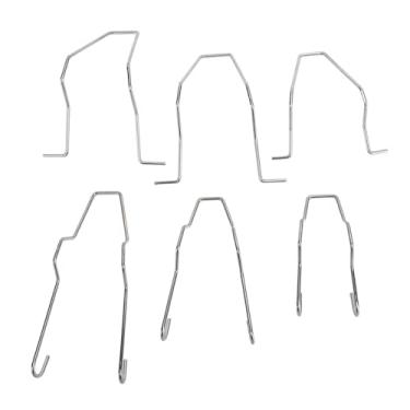 Imagem de Clipe de Lâmpada de Carro de 6pcs, Clipe de Mola de Retenção de Farol de Aço Inoxidável para Lâmpadas H1 H3 H7, Feita de Aço Inoxidável Resistente, Ideal para Uso a Longo Prazo,