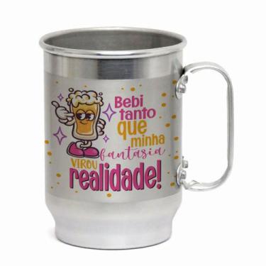 Imagem de Caneca Alumínio 600ML Tema Carnaval  Presente Criativo para a Folia - 