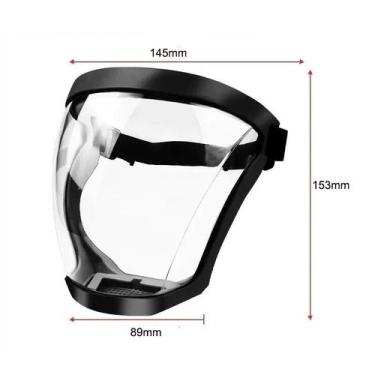 Imagem de Máscara Protetor Facial Anatômico Transparente Proteplus - Arena