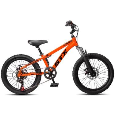 Imagem de Bicicleta MTB Aro 20 STX Alumínio 6 Marchas Freio a disco e Suspensão