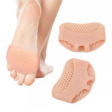Imagem de Protetor De Pé com Abertura para Dedos Palmilha Gel De Silicone Dor Pé Almofada Reutilizável Ortopédica - Tubarão Stores.