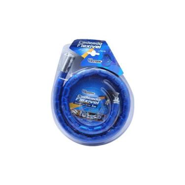 Imagem de Cadeado flexivel 1m c/ c - tm-30 - etilux ind e co