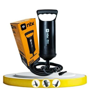 Imagem de Bomba De Ar Manual Encher Colchão Piscina Boia Coletes Botes Blow Naut