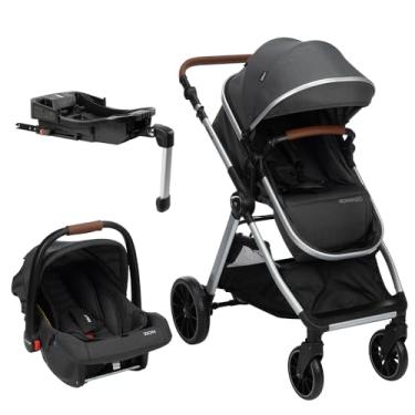 Imagem de Travel System Infanti, Romanzo Trio, com Isofix, Preto Granizo