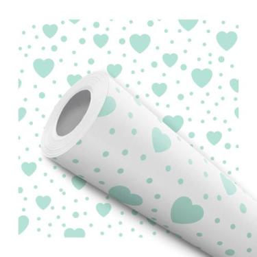 Imagem de Papel De Parede Adesivo Lavável Quarto Bebê Infantil Nuvens Colorida -