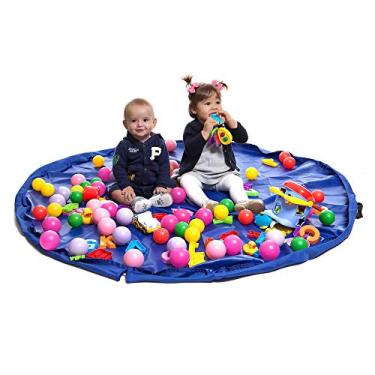 Imagem de Saco Organizador de Brinquedos, Momis Petit, Azul, Único