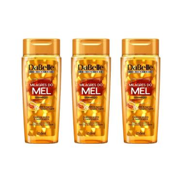 Imagem de Shampoo Dabelle Milagres Do Mel 250Ml - Kit C/3Un