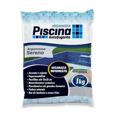 Imagem de Argamassa Piscina Aut. Impermeável Cor Sereno 1kg