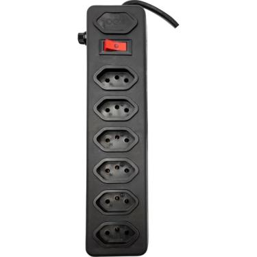 Imagem de Filtro De Linha 6 Tomadas 1,5m 10a Preto - Newex