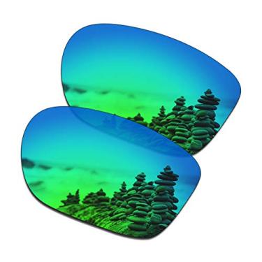 Imagem de SmartVLT Lentes de substituição verde-esmeralda masculinas para óculos de sol Oakley Crossrange OO9361