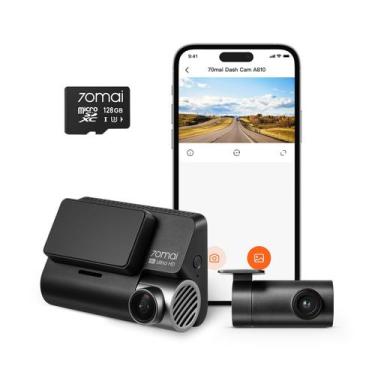 Imagem de Dash Cam 70mai Novo 4K A810 Sony Starvis 2 IMX678 + 128 GB