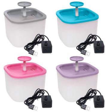 Imagem de Fonte Bebedouro Para Gatos Slim 1000ml Eloo Pet El-P739