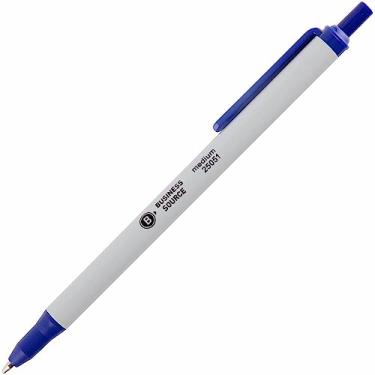 Imagem de Business Source Caneta esferográfica para correção de escrita, tinta azul (25051)