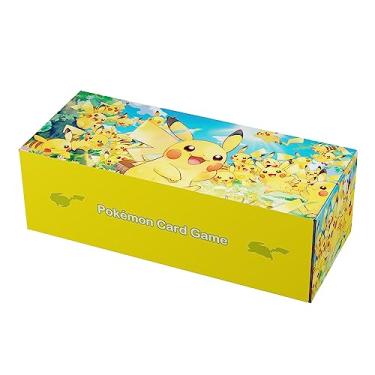 Imagem de Pokemon Caixa de cartas longa Pikachu grande coleção de jogos de cartas