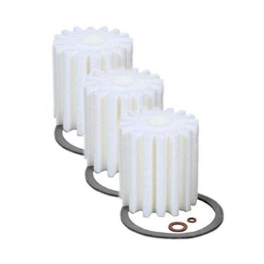 Imagem de 3 (três) filtros de óleo de combustível com classificação de mícron RF-1 servem para 1A-25A 77B Eddington S-254 Fed A77 Sears 8055 Sid Harvey XF-25/264 Mitco 264 AutoFlo F-300