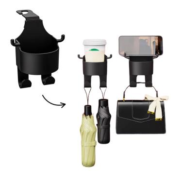 Imagem de Suporte Copo Latas Sacolas Motorista UBER 99 Carro Universal