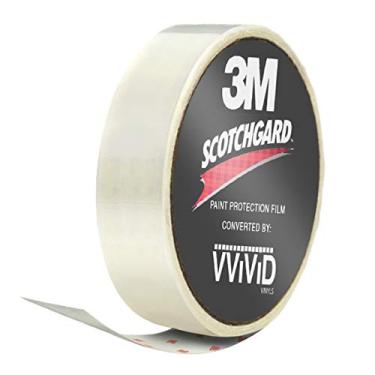 Imagem de VViViD 3M Rolo de fita transparente Scotchgard de vinil com 5 cm de largura (2 polegadas x 60 polegadas)