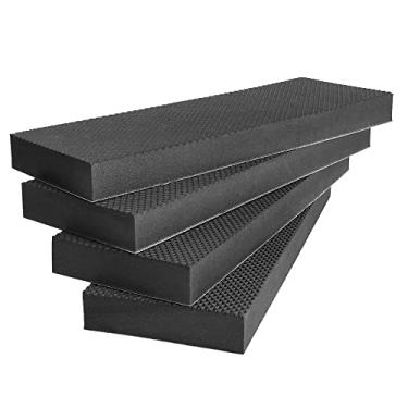 Imagem de Protetor de parede de garagem da KLOLKUTTA, pacote com 4 protetores de parede de porta de carro autoadesivos de espuma de EVA de alta densidade para auxiliar no parque de armazém