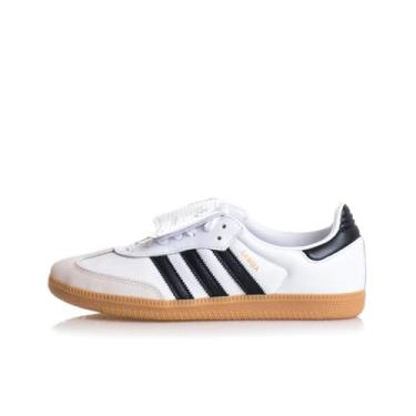 Imagem de Adidas Samba LT Tênis feminino, Nuvem branco/núcleo preto/dourado metálico, 34 BR