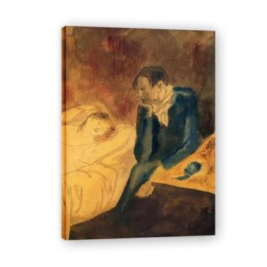 Imagem de Murais Mulher Adormecida Diego Rivera – Arte do Realismo Socialista Mexicano, Muralista do Século 1154, Coleção Clássica do Museu de Nova York para Decoração de Casa 30 x 42 cm