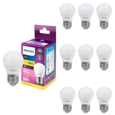 Imagem de 30 Lâmpadas Led 4w Philips Bulbo Mini E27 3000k Luz Quente