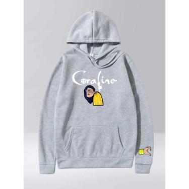 Imagem de Moletom Coraline Da Mãozinha Blusa de Frio P ao GG Misteriosa e Elegan