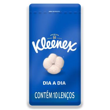 Imagem de Lenço de Papel de Bolso Kleenex Dia a Dia - Unitário com 10 Lenços