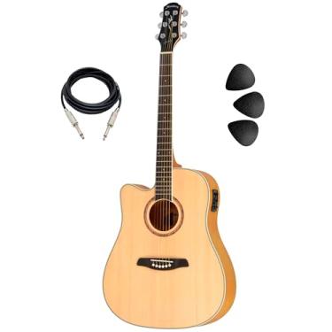 Imagem de Violão Strinberg Canhoto Elétrico Folk London Le30c Ns Fosco