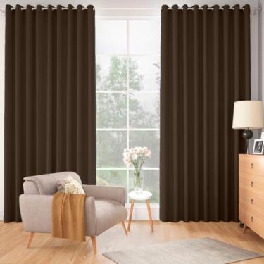 Imagem de Cortina Quebra Luz, Tamanho 6,00 x 2,50, Cor Marrom, Cortina Blecaute-CO