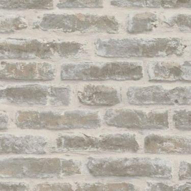 Imagem de Papel De Parede Jackie Tijolo Bege 6827-10