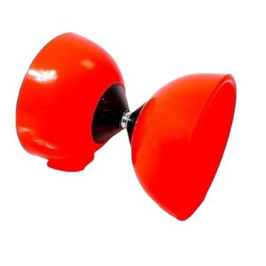 Imagem de YoYoBrasil Diabolo Profissional Vermelho com Baqueta de Plástico para Todas as Idades