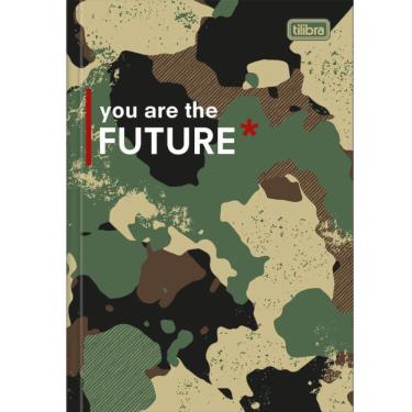 Imagem de Caderno Brochura Capa Dura 1/4 Pequeno Hide 80 Folhas Tilibra Estampa 8