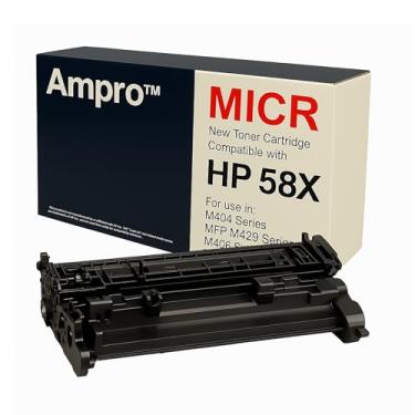 Imagem de Ampro Novo Cartucho de Toner Cf258X Micr Cartucho de Toner Hp 58X Micr para Uso Em Impressoras A Laser M404 M428 Mfp M404N, M404Dn, M404Dw, M406Dn, Mfp M428Fdn, M428Dw, M428Fdw Mfp M430 Series Imprime