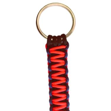 Imagem de Guia Unificada para Pitbull e raças de grande e médio porte. Fabricação própria em corda náutica(VERMELHO MARINHO)