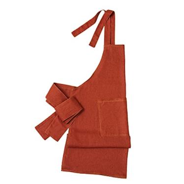 Imagem de Avental Canela Corpo Inteiro, Acervo Panelinha, Vinho