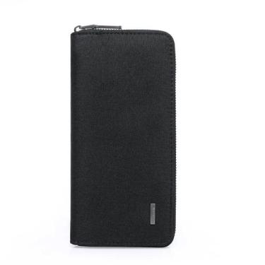 Imagem de Carteira Porta Celular Cartões Com Zíper - Baellerry, Preto