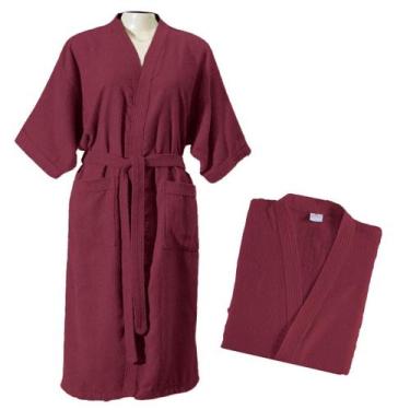 Imagem de Roupão de Banho Feminino e Masculino Felpudo 100% Algodão - Dianneli