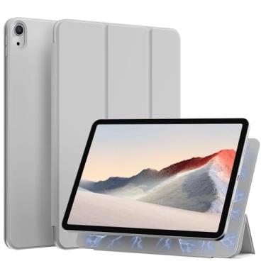 Imagem de KENKE Capa magnética para iPad (A16) 11ª geração 11 polegadas 2025/iPad 10ª geração 10,9 polegadas 2022, acessório supermagnético, capa fina e leve com suporte de três dobras com despertar/hibernar