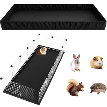Imagem de PJYuCien Forro de gaiola para porquinhos-da-índia, forro impermeável para gaiola de porquinho da índia, fácil de instalar, adequado para porquinhos-da-índia, coelhos, totoro, ouriços, furões, animais