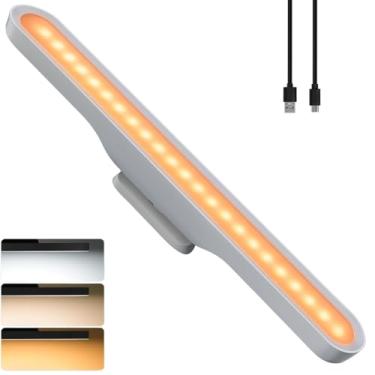 Imagem de Luminaria de LED com Bateria Recarregavel 2400mAh Sensor de Toque Luz Regulavel Sem Fio para Escritorio Guarda Roupa Cozinha Quarto Banheiro