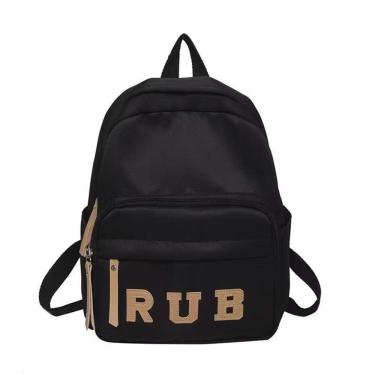 Imagem de Mochila Sanmu de couro PU coreano de grande capacidade impermeável