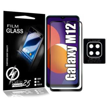 Imagem de Pelicula Camera + Pelicula FULL 3D Galaxy M12 M127 6.5 - Cell In Power