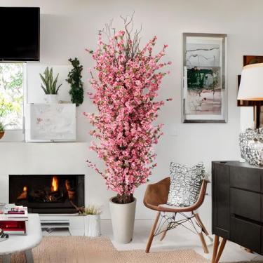 Imagem de Arvore Planta Permanente Flores de Pessegueiro Rosa Luxo - La Caza Sto