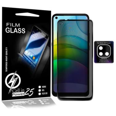Imagem de Kit Película Privacidade 3d + Pel. Câmera P/ Moto G9 Power XT2091 - Ce