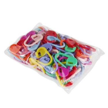 Imagem de Kit 50 Marcadores De Crochê Tricô Alfinete Plástico - Good Home